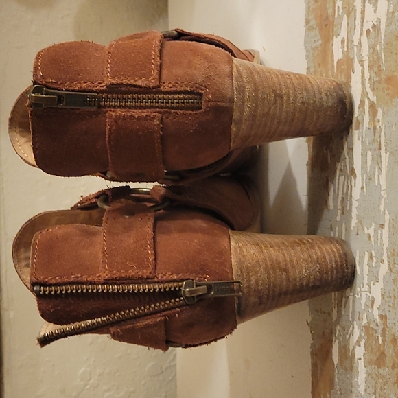 Rust Ankle Booties - Picture 3 of 7